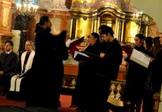 Pamaldose gieda ortodoks choras