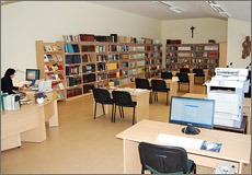 Bibliotekos skaitykloje